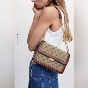 NWOT! Mango - Chain Jacquard Bag